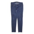 LEVI'S Womens Slim Blue Denim Jeans W26 L27 Zip Cotton Blend