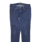 LEVI'S Womens Slim Blue Denim Jeans W26 L27 Zip Cotton Blend