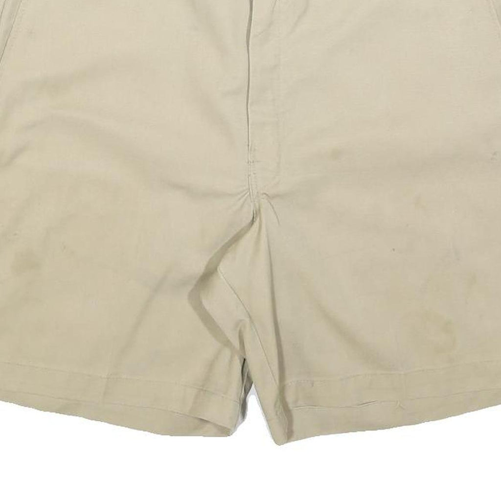 DICKIES Mens Shorts Beige Casual Plain L W36 Workwear Cotton Blend