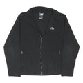 THE NORTH FACE Womens Black Outdoor Jacket M Polyester Blend Zip Plain