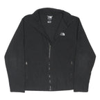 THE NORTH FACE Womens Black Outdoor Jacket M Polyester Blend Zip Plain
