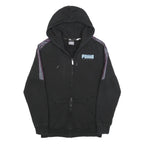 PUMA Mens Black Cotton Blend Full Zip Hoodie S Sports Casual Sweatshirt