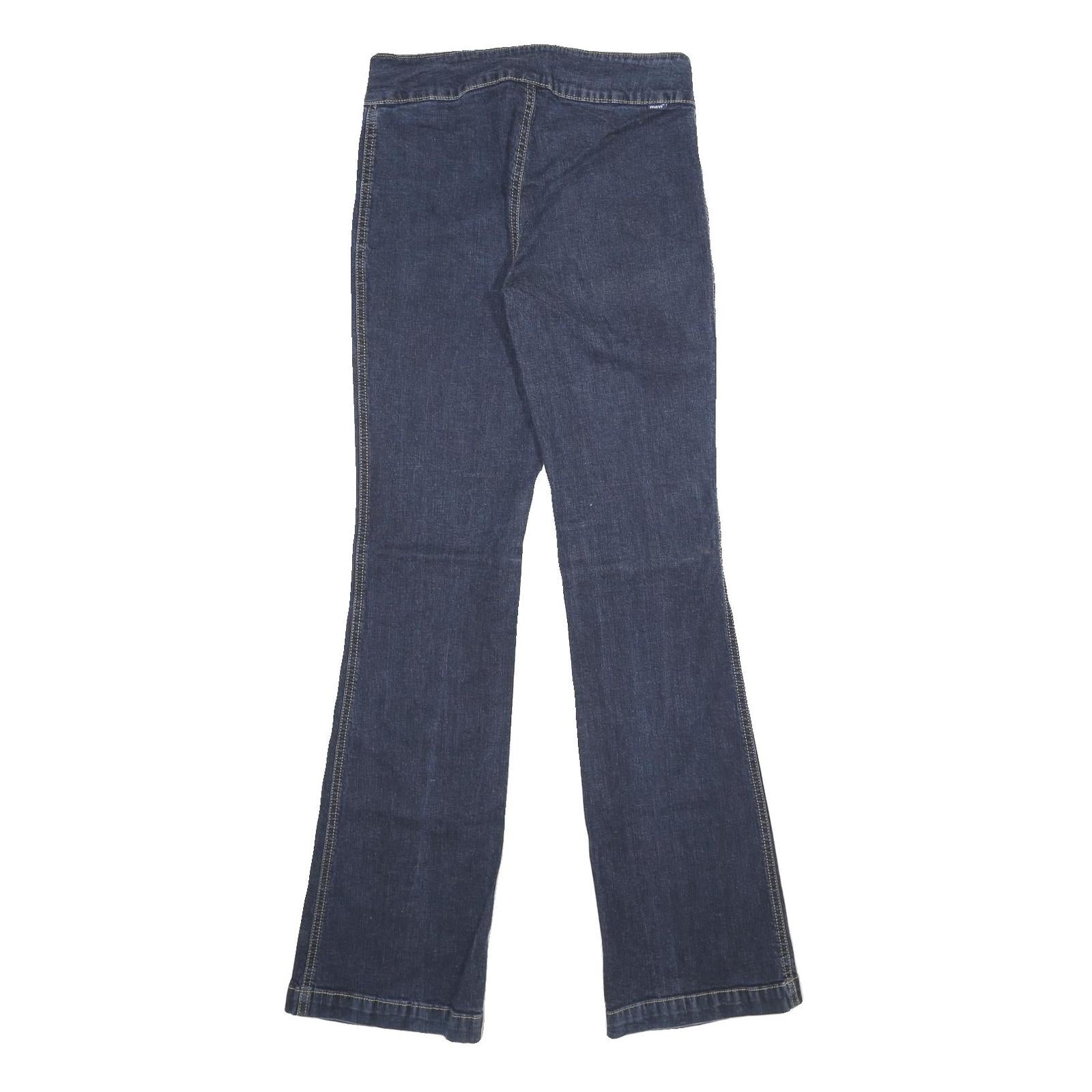 MAVI Womens Jeans Blue Regular Flared Denim Medium W30 L34 Classic Fit Zip