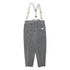Womens Relaxed Grey Cotton Blend Denim Jeans W30 L25 Suspender Style Casual Fit