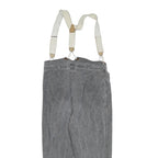 Womens Relaxed Grey Cotton Blend Denim Jeans W30 L25 Suspender Style Casual Fit