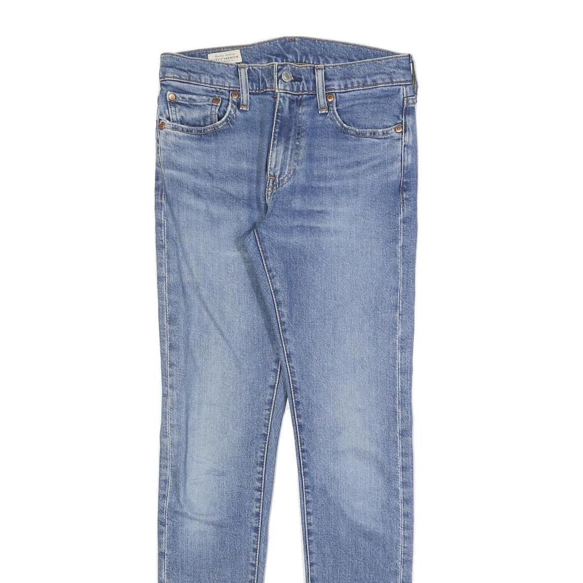 LEVI'S Mens Slim Blue Denim Jeans Zip W29 L32 Classic Cotton Blend