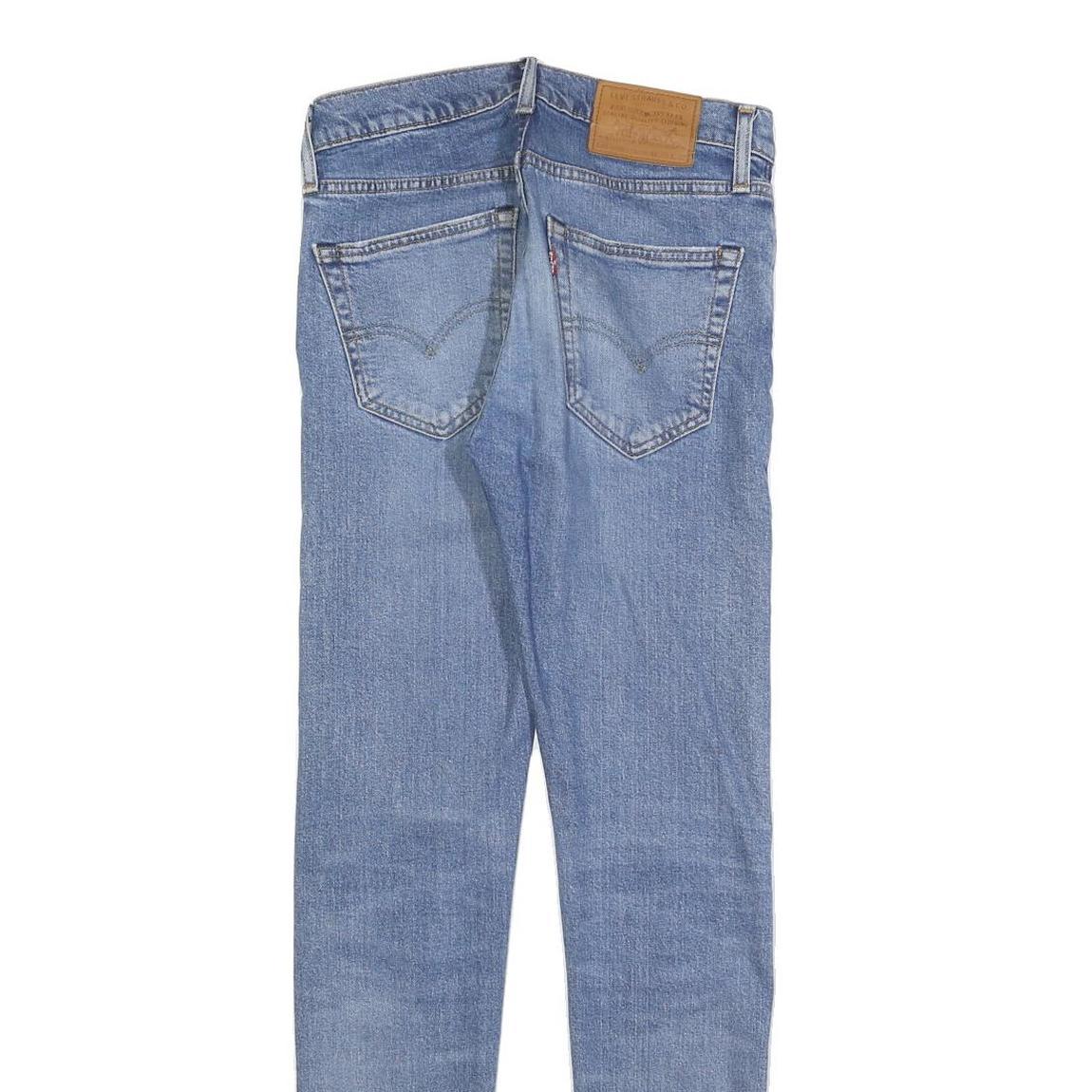 LEVI'S Mens Slim Blue Denim Jeans Zip W29 L32 Classic Cotton Blend