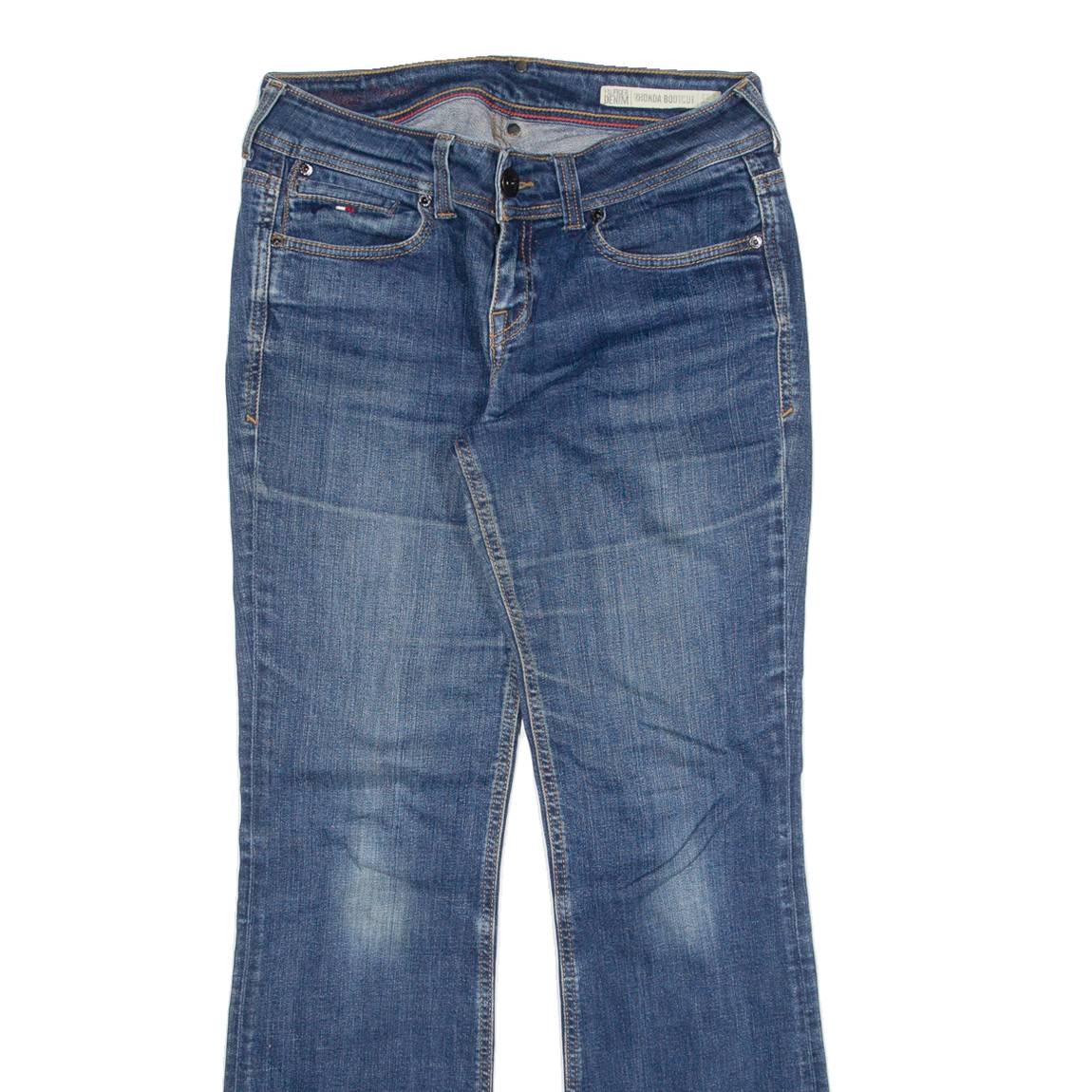 HILFIGER DENIM Womens Jeans Blue Slim Bootcut W30 L32