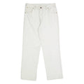 CV Womens Trousers White Regular Straight W30 L23