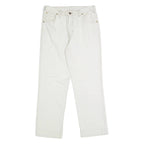 CV Womens Trousers White Regular Straight W30 L23