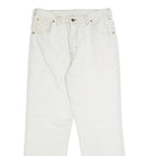 CV Womens Trousers White Regular Straight W30 L23