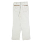 CV Womens Trousers White Regular Straight W30 L23