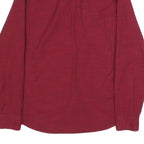 HOLLISTER Mens Red Slim Fit Shirt S Button-Down Collar Cotton Blend