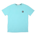 STONE ISLAND Mens Blue T-Shirt 2XL Short Sleeve Crew Neck Casual Cotton Blend