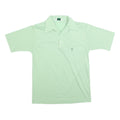 GRAND SLAM Mens Light Green Short Sleeve Plain Pocket Polo Shirt M Classic