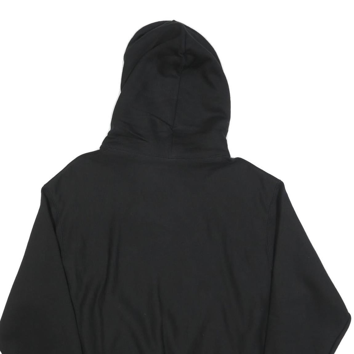 CHAMPION REVERSE WEAVE Mens Black Boston Pullover Hoodie L Cotton Blend