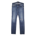 TOMMY HILFIGER Mens Jeans Blue Slim Skinny Denim Medium W34 L36 Distressed