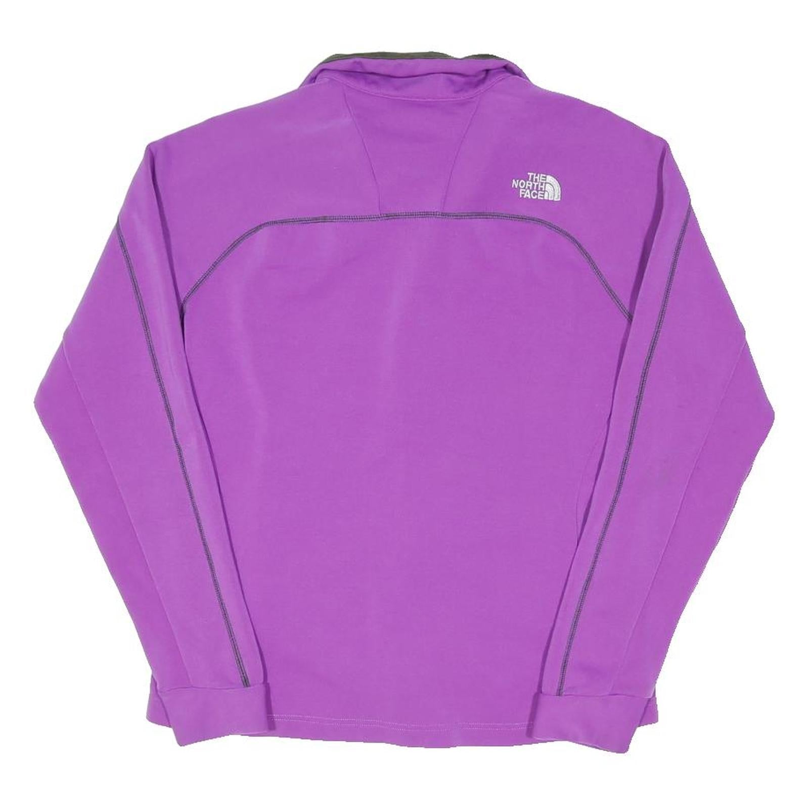 THE NORTH FACE Womens Purple & Green Classic Jacket M Polyester Blend Outdoor
