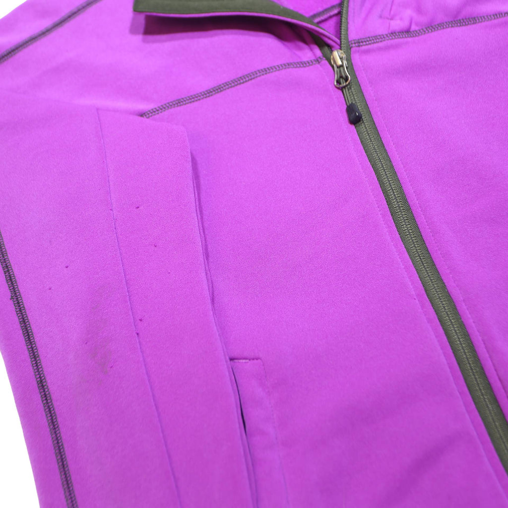 THE NORTH FACE Womens Purple & Green Classic Jacket M Polyester Blend Outdoor