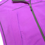THE NORTH FACE Womens Purple & Green Classic Jacket M Polyester Blend Outdoor