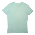 BOSS HUGO BOSS Mens Blue T-Shirt L Short Sleeve Crew Neck Cotton Blend Classic