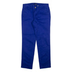 TOMMY HILFIGER Womens Trousers Blue Slim Straight W32 L30