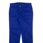 TOMMY HILFIGER Womens Trousers Blue Slim Straight W32 L30