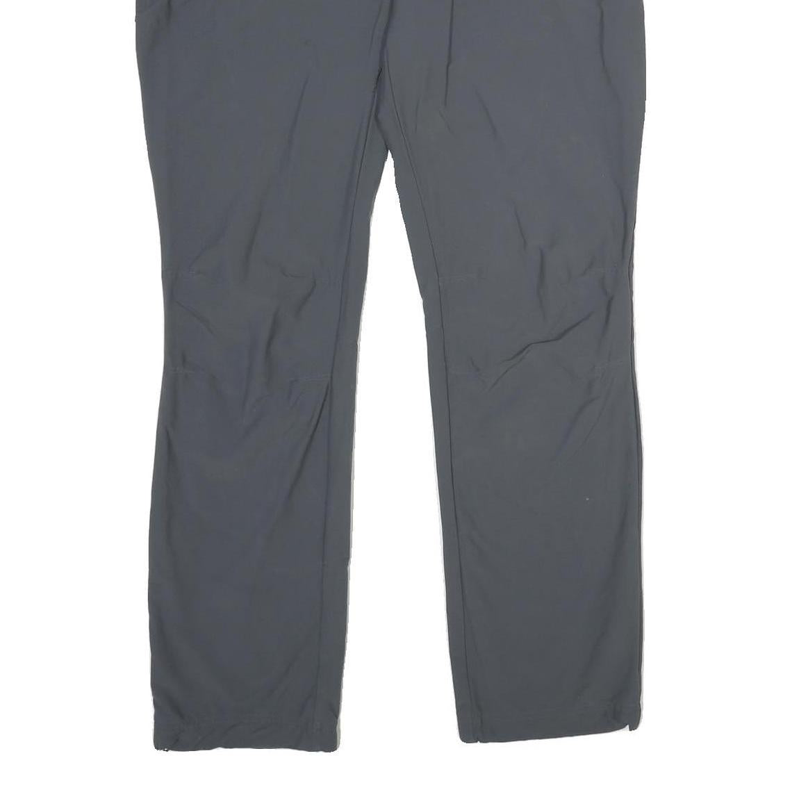 SCHOFFEL Womens Polyamide Blend Regular Grey Trousers W36 L32 Outdoor Hiking Zip