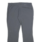 SCHOFFEL Womens Polyamide Blend Regular Grey Trousers W36 L32 Outdoor Hiking Zip