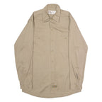 DICKIES Mens Worker Shirt Beige Long Sleeve S