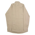 DICKIES Mens Worker Shirt Beige Long Sleeve S