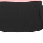 FILA Womens Black & Pink Tennis Mini Skort Polyester Jersey Size L Drawstring