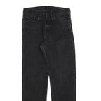 CARHARTT Mens Black Regular Fit Straight Denim Jeans Cotton Blend W29 L32