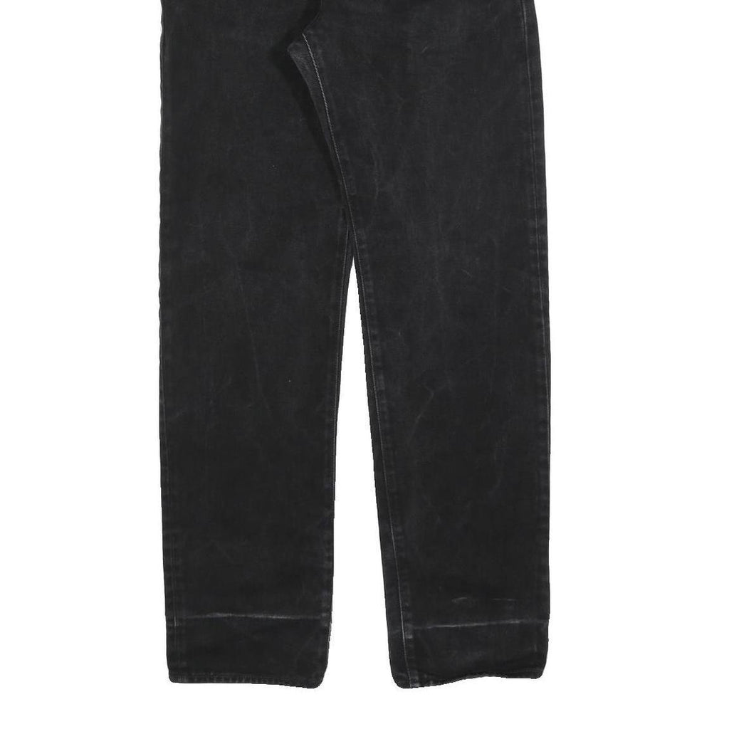 CARHARTT Mens Black Regular Fit Straight Denim Jeans Cotton Blend W29 L32