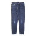LEVI'S 512 Big E Mens Blue Slim Skinny Denim Medium W30 L27 Cotton Blend Zip