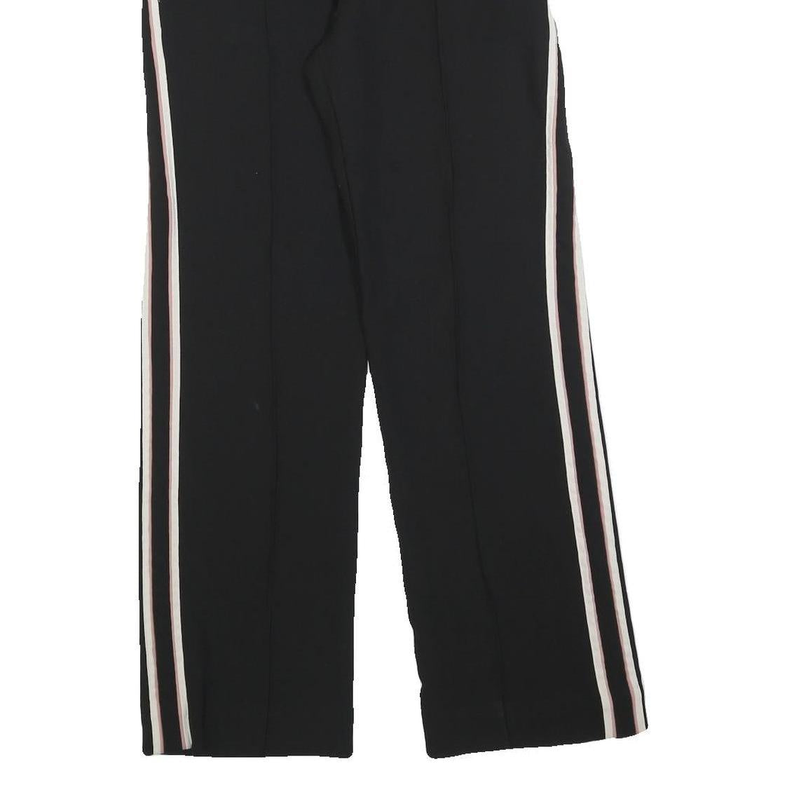 & OTHER STORIES Womens Polyester Blend Black Relaxed Straight Trousers W26 L28