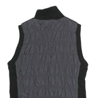 CALVIN KLEIN PERFORMANCE Womens Black Quilted Zip Jacket M Polyester