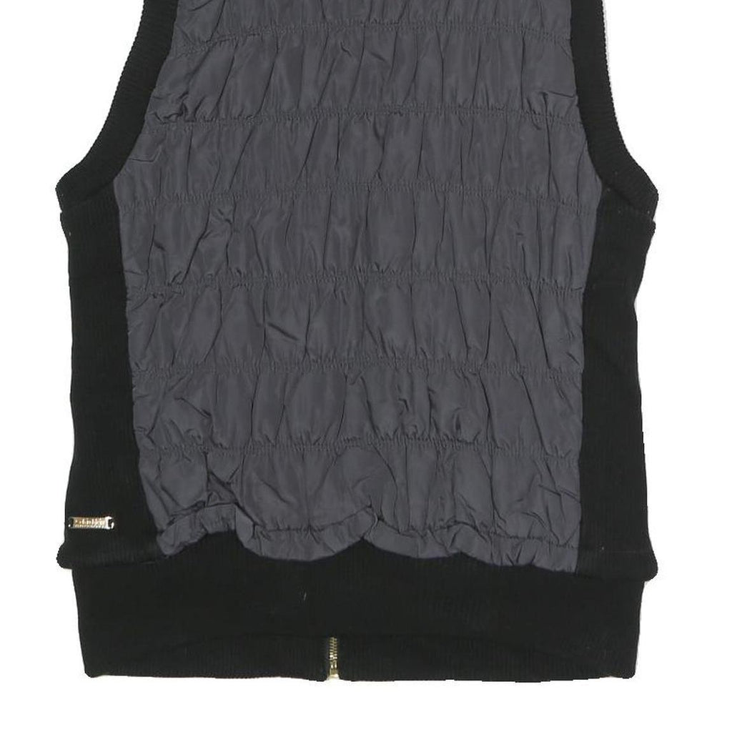 CALVIN KLEIN PERFORMANCE Womens Black Quilted Zip Jacket M Polyester