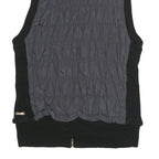 CALVIN KLEIN PERFORMANCE Womens Black Quilted Zip Jacket M Polyester