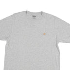 DICKIES Mens Grey Graphic T-Shirt M Short Sleeve Crew Neck Workwear Logo