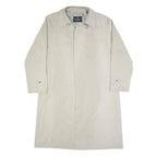 BUGATTI Mens Beige Button Jacket L Polyester Blend Classic Lightweight Coat