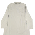 BUGATTI Mens Beige Button Jacket L Polyester Blend Classic Lightweight Coat