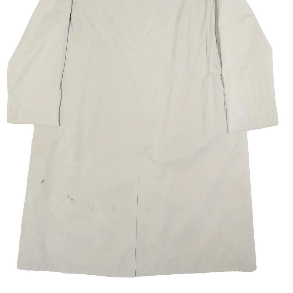 BUGATTI Mens Beige Button Jacket L Polyester Blend Classic Lightweight Coat