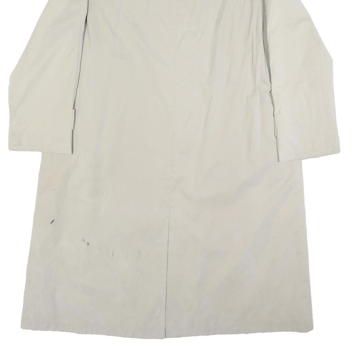 BUGATTI Mens Beige Button Jacket L Polyester Blend Classic Lightweight Coat