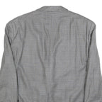LAUREN RALPH LAUREN Mens Grey & Black Tailored Silk Blend Classic Jacket 2XL