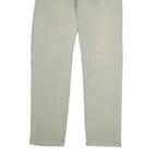 LEVI'S Mens Cotton Blend Beige Regular Straight Trousers W33 L32 Casual Zip