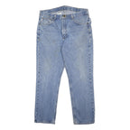 CARHARTT Mens Regular Blue Denim Jeans W36 L30 Classic Cotton Zip