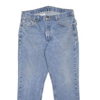 CARHARTT Mens Regular Blue Denim Jeans W36 L30 Classic Cotton Zip