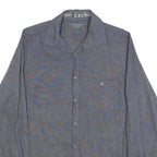ARMANI EXCHANGE Mens Blue Shirt S Cotton Long Sleeve Casual Stylish