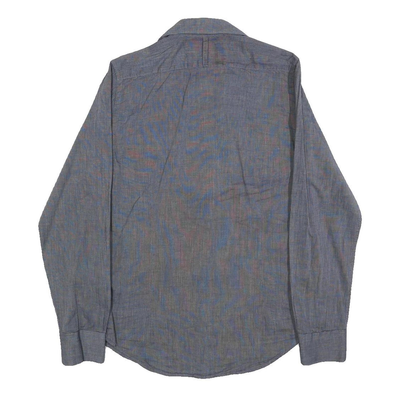 ARMANI EXCHANGE Mens Blue Shirt S Cotton Long Sleeve Casual Stylish